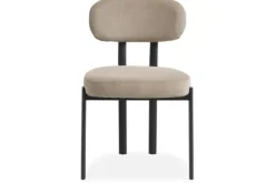 Eetkamerstoel Wave Beige - Black Ravon Eetkamerstoelen