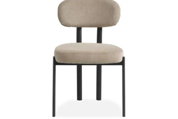 Eetkamerstoel Wave Beige - Black Ravon Eetkamerstoelen
