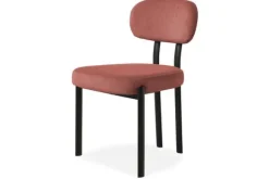 Discount Eetkamerstoel Wave Burned Orange - Black Ravon Eetkamerstoelen