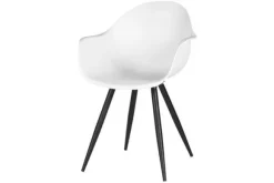 Discount Eetkamerstoel Wit FF-45.000 Luca Eetkamerstoelen