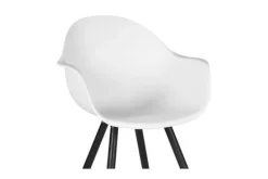 Discount Eetkamerstoel Wit FF-45.000 Luca Eetkamerstoelen