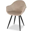 Clearance Eetkamerstoel Zand FF-45.051 Forli Eetkamerstoelen