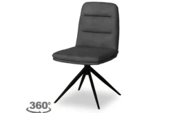 Discount Eetkamerstoel -Zorro Antracite Sylke Eetkamerstoelen