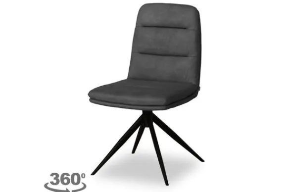 Discount Eetkamerstoel -Zorro Antracite Sylke Eetkamerstoelen