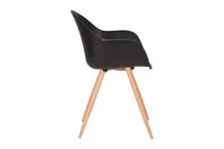 Outlet Eetkamerstoel Zwart FF-45.013 Parma Eetkamerstoelen