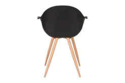 Outlet Eetkamerstoel Zwart FF-45.013 Parma Eetkamerstoelen