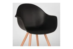 Outlet Eetkamerstoel Zwart FF-45.013 Parma Eetkamerstoelen