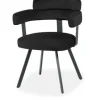 New Eetkamerstoel Zwart HU-77.024 Bardio Eetkamerstoelen