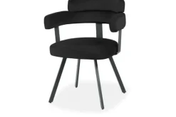 New Eetkamerstoel Zwart HU-77.024 Bardio Eetkamerstoelen