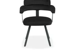 New Eetkamerstoel Zwart HU-77.024 Bardio Eetkamerstoelen