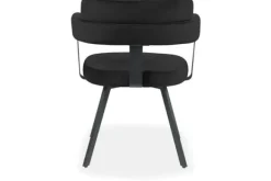 New Eetkamerstoel Zwart HU-77.024 Bardio Eetkamerstoelen