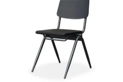 Outlet Eetkamerstoel Zwart TX-85.001 Solid Eetkamerstoelen