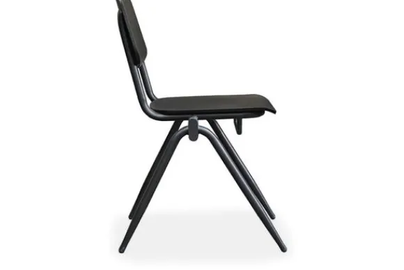 Outlet Eetkamerstoel Zwart TX-85.001 Solid Eetkamerstoelen