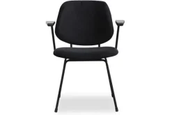Hot Eetkamerstoel Zwart ZM-88.019 Gastron Eetkamerstoelen