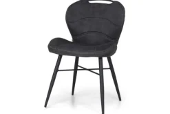 Outlet Eetstoel - antraciet Bray Eetkamerstoelen