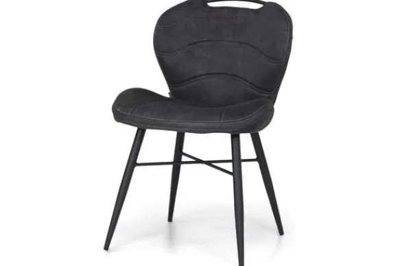 Outlet Eetstoel - antraciet Bray Eetkamerstoelen