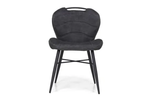 Outlet Eetstoel - antraciet Bray Eetkamerstoelen