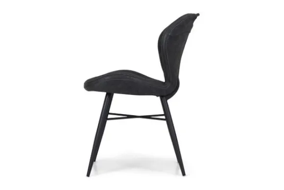 Outlet Eetstoel - antraciet Bray Eetkamerstoelen