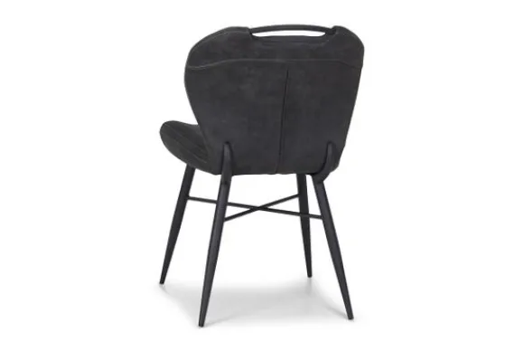 Outlet Eetstoel - antraciet Bray Eetkamerstoelen