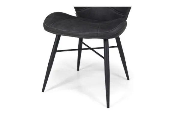 Outlet Eetstoel - antraciet Bray Eetkamerstoelen