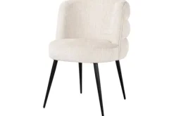 Hot Eetstoel 212319 Beige Chenille Stella Eetkamerstoelen