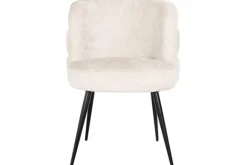 Hot Eetstoel 212319 Beige Chenille  Stella Eetkamerstoelen