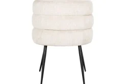 Hot Eetstoel 212319 Beige Chenille Stella Eetkamerstoelen
