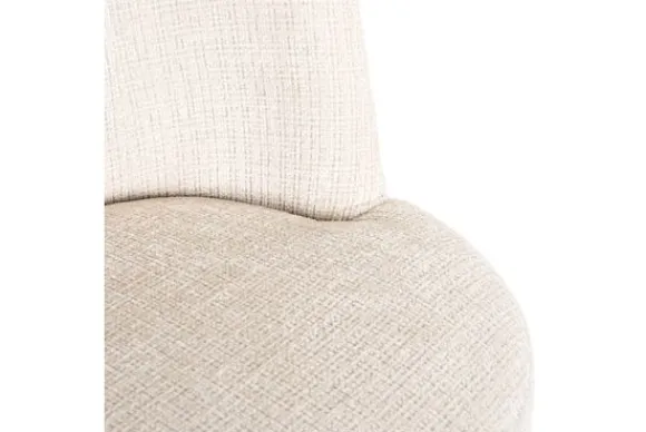 Hot Eetstoel 212319 Beige Chenille Stella Eetkamerstoelen