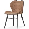 New Eetstoel - cognac Bray Eetkamerstoelen