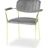 Outlet Eetstoel - grijs Blanchett Eetkamerstoelen