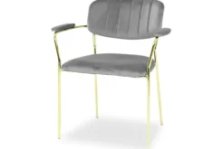 Outlet Eetstoel - grijs Blanchett Eetkamerstoelen