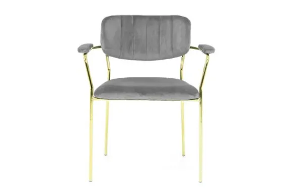 Outlet Eetstoel - grijs Blanchett Eetkamerstoelen