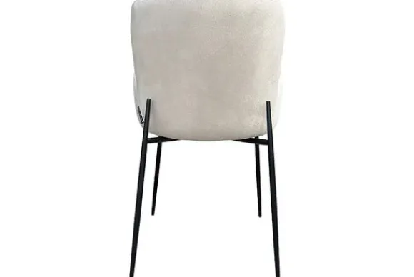 Online Eetstoel 212331 Khaki Velvet Amber Eetkamerstoelen