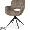 Discount Eetstoel - Movie taupe Mona Eetkamerstoelen