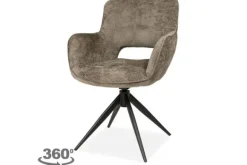 Discount Eetstoel - Movie taupe Mona Eetkamerstoelen