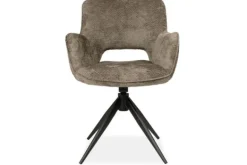 Discount Eetstoel - Movie taupe Mona Eetkamerstoelen