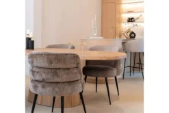 Online Eetstoel 212321 Stone Chenille Stella Eetkamerstoelen
