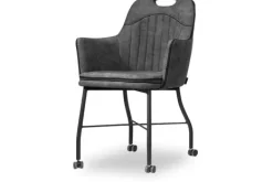 Clearance Eetstoel antraciet Daira Eetkamerstoelen