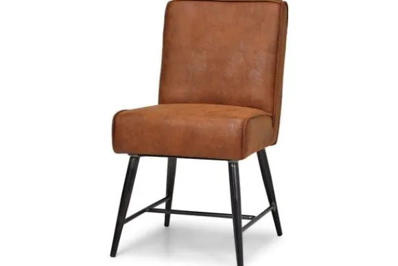 Sale Eetstoel Cognac Belmonte Eetkamerstoelen