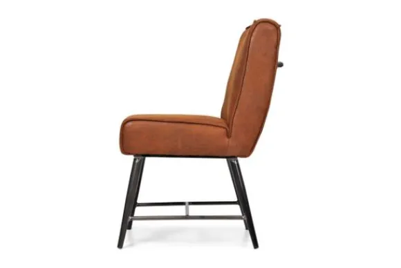 Sale Eetstoel Cognac Belmonte Eetkamerstoelen