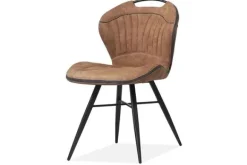 Hot Eetstoel Cognac Daphna Eetkamerstoelen
