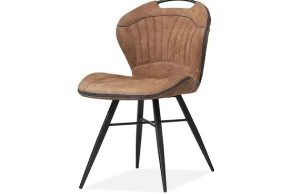 Hot Eetstoel Cognac Daphna Eetkamerstoelen