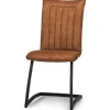 Sale Eetstoel cognac Decca Eetkamerstoelen
