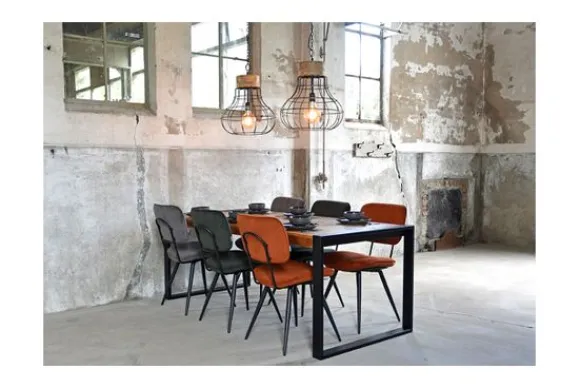 Eetstoel Donkergrijs IH-50.048 Vic Eetkamerstoelen