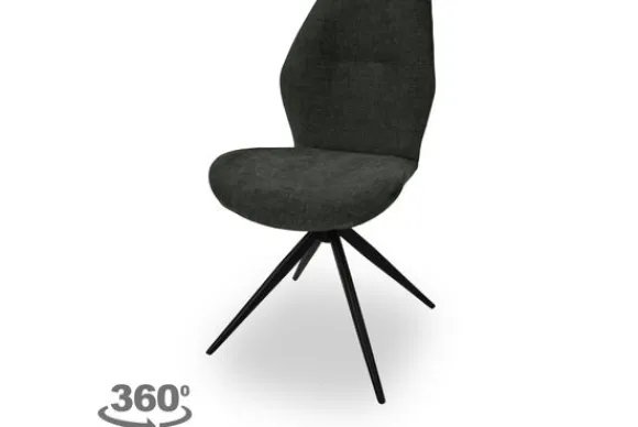 Hot Eetstoel Miami Black Sieb Eetkamerstoelen