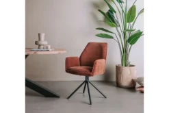 Hot Eetstoel Pearl Copper Amaro Eetkamerstoelen