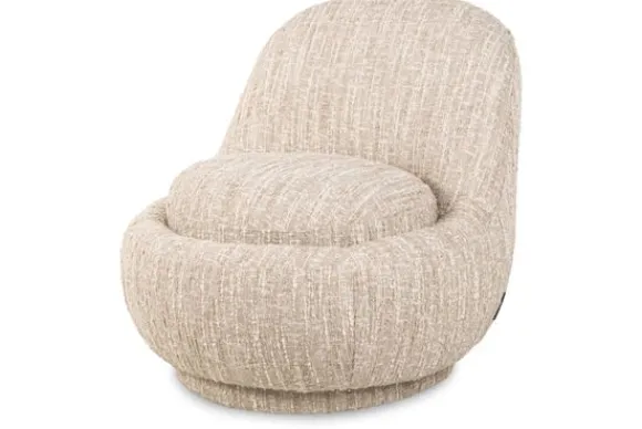 Hot Fauteuil 213988 Beige Angora Arlanda Ronde Fauteuils