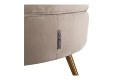 Fauteuil 211049 Khaki Velvet Hazel Ronde Fauteuils
