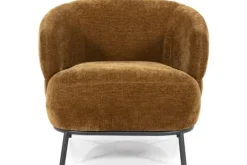 Clearance Fauteuil - mosterd Safari | 95898 David Ronde Fauteuils