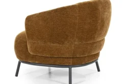 Clearance Fauteuil - mosterd Safari | 95898 David Ronde Fauteuils
